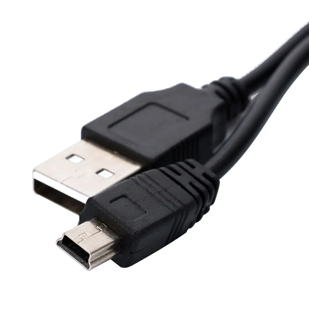 Камера 1 м USB 2.0 для MP3 GPS динамиков PSP Мужской разъем Шнур зарядки USB-MINI 5-контактные