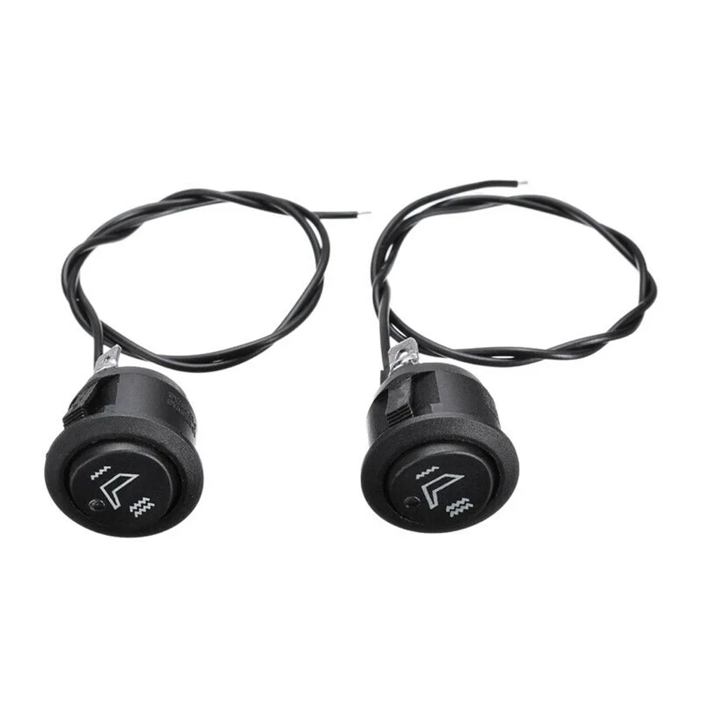 

Car Car Seat Heater Switch 2pcs/Set 3 Pin Hi/Low Off Control Plastic & Metal