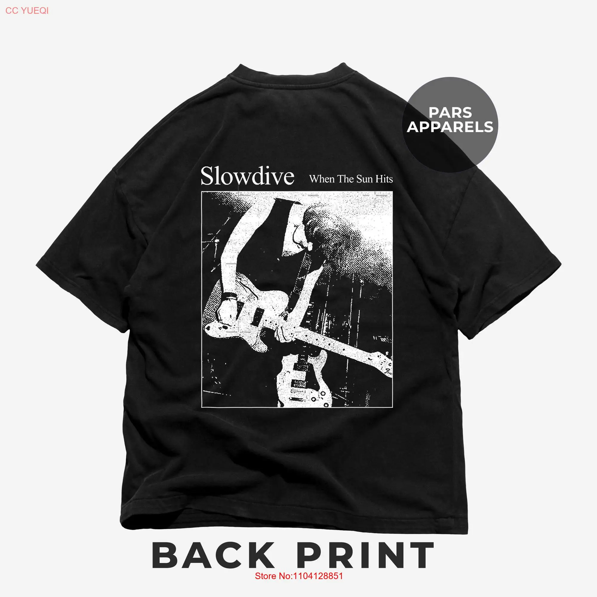 Футболка с длинным или коротким рукавом из тяжелого хлопка надписью Slow Dive