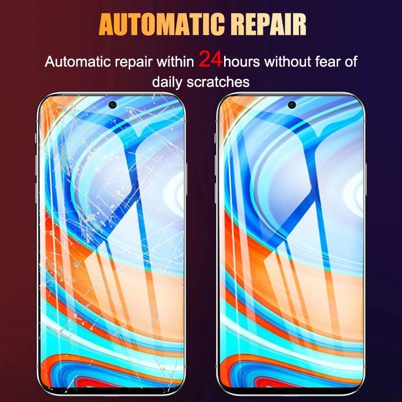Фото 3Pcs Hydrogel Film For Nokia C20 C21 C22 C30 C31 C32 Screen Protector For Nokia C200 C300 Plus Film №4