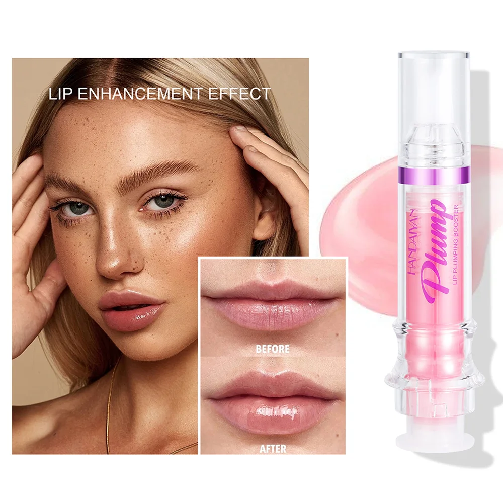 

Ceative Needle Tubing Lip Gloss Mirror Waterproof Multi-colored Lip Glaze Moisturizing Long-lasting Lip Tint Women Base Makeup