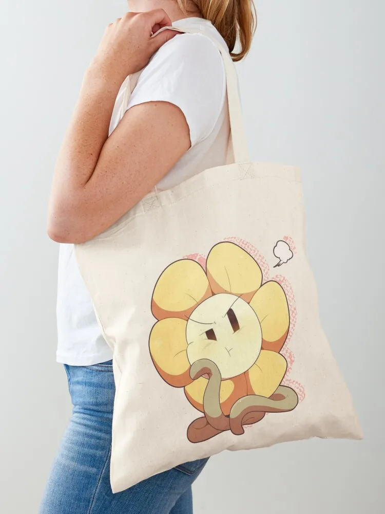 Your Typical Bored Flowey Tote Bag женская сумка для покупок холщовая сумка-тоут