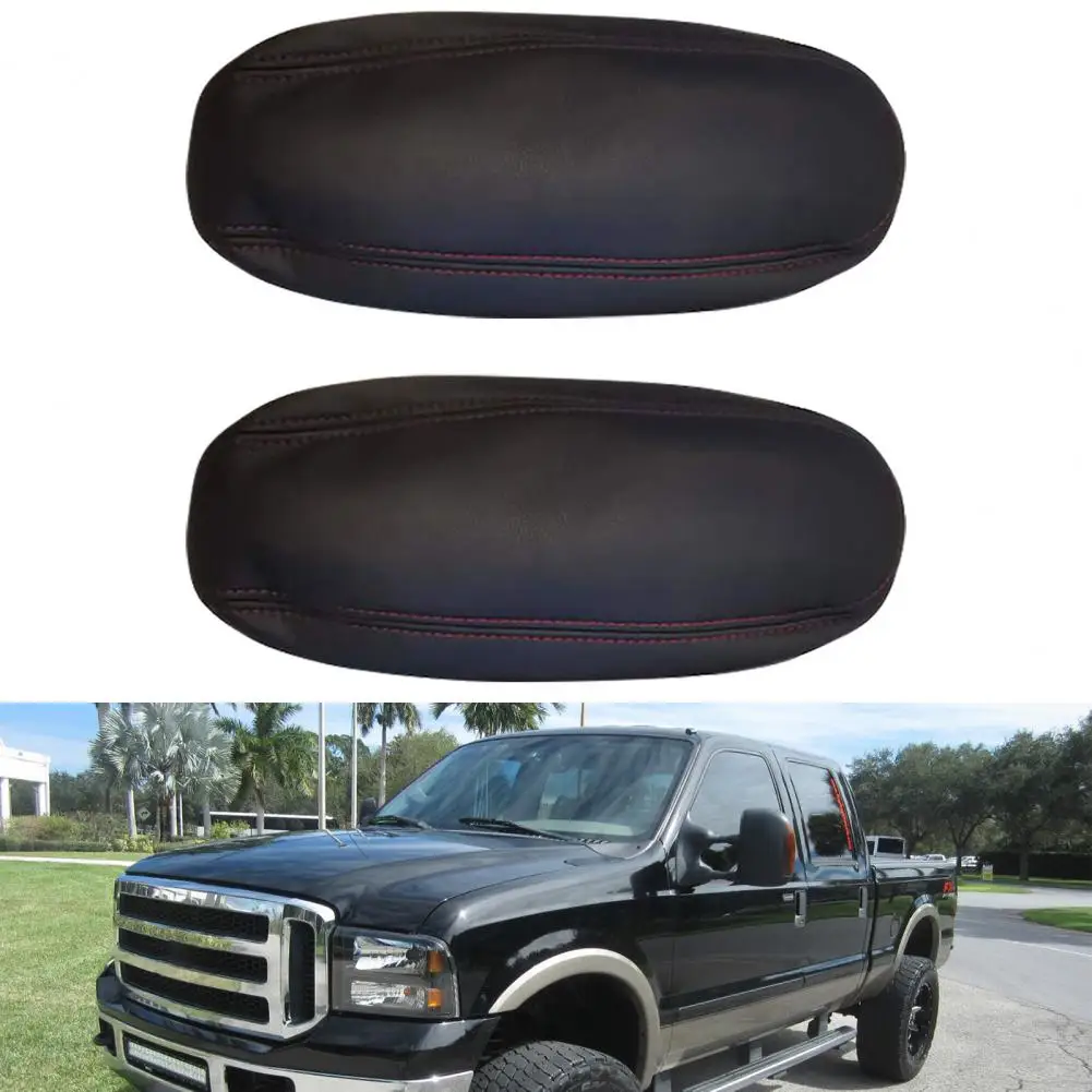 

2Pcs Stylish Car Decoration Center Console Cover Pad Seat Box Cover Waterproof Relieve Stress