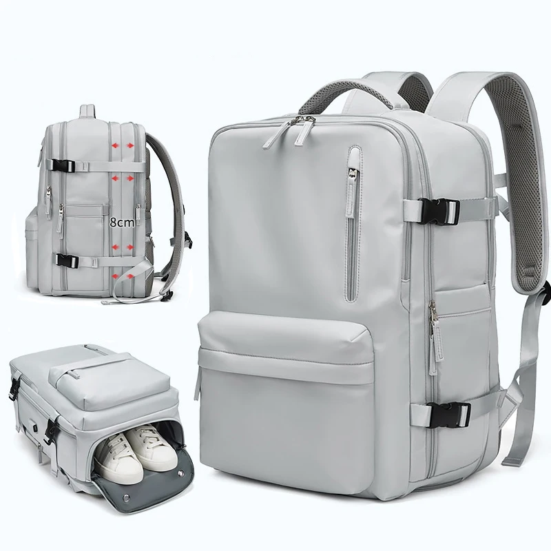 Expandable Large Capacity Travel Bags Waterproof School Stud