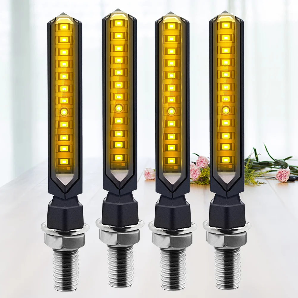 

4PCS/Set Shape 12LED Motorcycle Yellow Turn Motor Diving