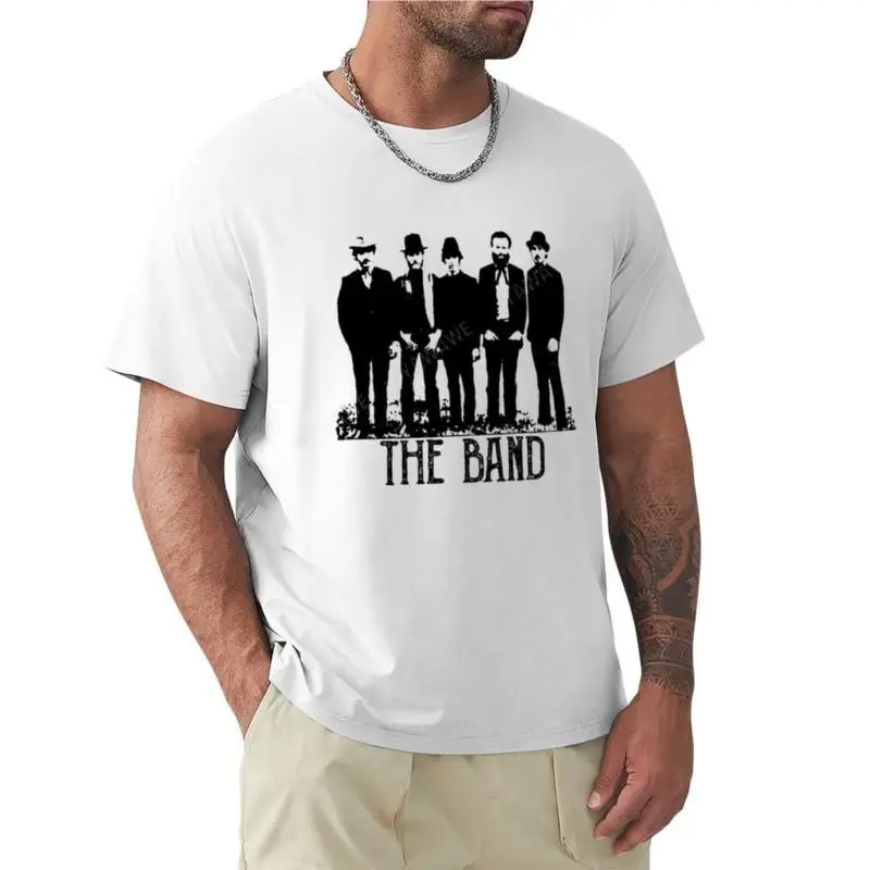 

black t-shirts The Band Vintage Retro Concert T-Shirt vintage t shirt oversized t shirts mens clothing brand tee-shirt