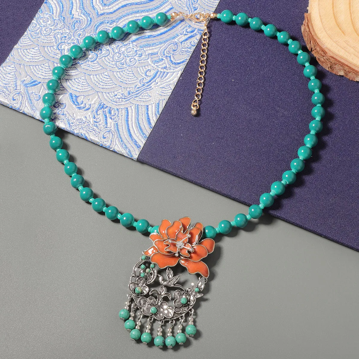 Ожерелье с подвеской из сплава ZAA