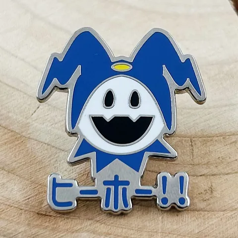 Джек-Мороз-Хо-Хо!! Эмалированная булавка для ролевой игры, значок дьявола, милые ювелирные изделия, украшение для вентилятора геймера, аксессуары