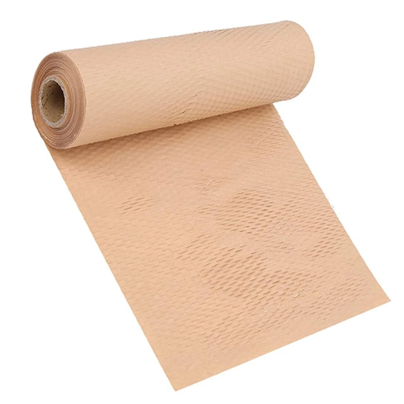 

Recycled Packing Paper 11.8Inch X 164FT Eco Honeycomb Paper For Moving Packaging Wrap Recyclable Cushion Material