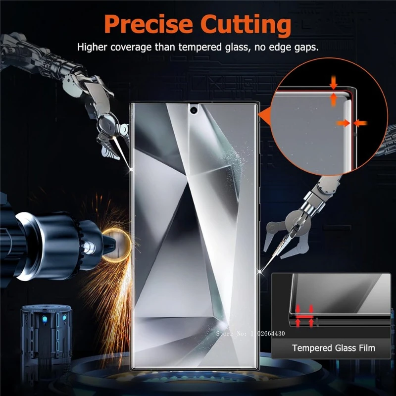 4 шт. защитная пленка для экрана Samsung S24 S23 S22 Ultra Hydrogel Galaxy S10 S9 S21 S20 Plus мягкая