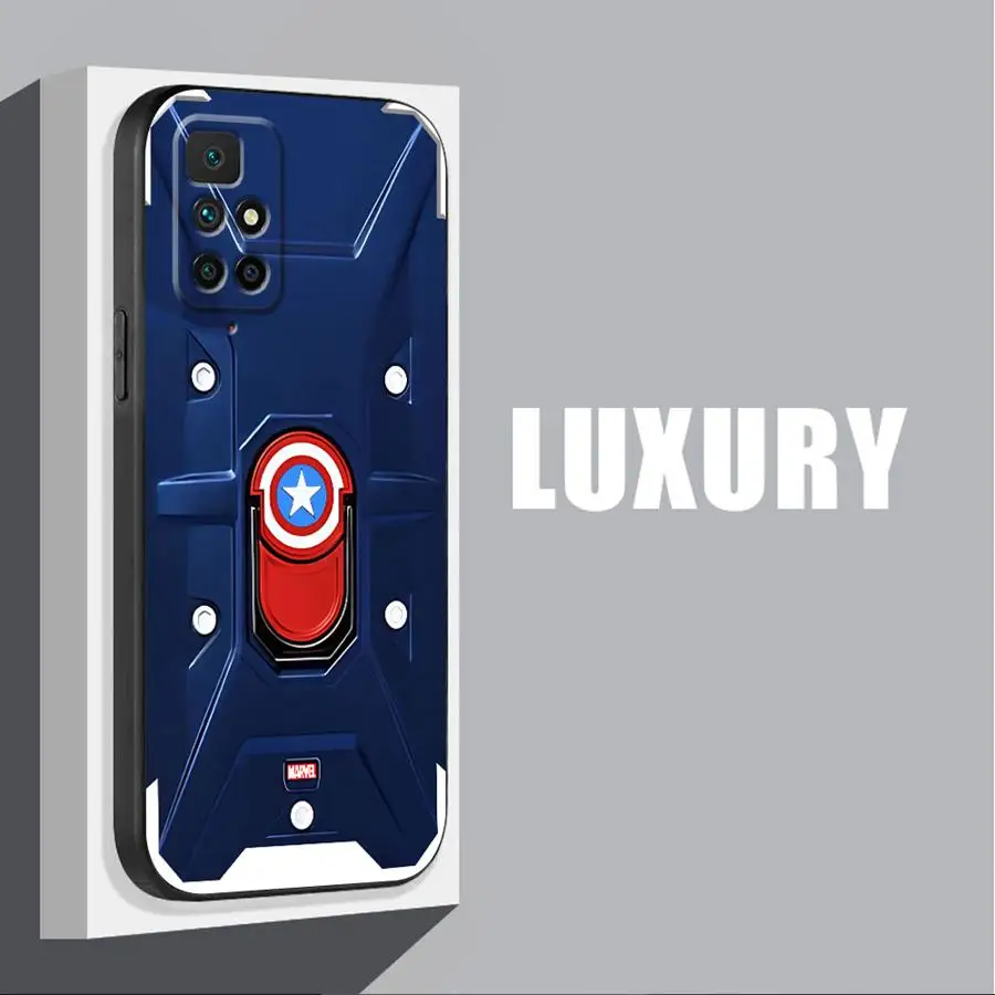 Marvel Ironman Sipiderman Phone Case for Xiaomi Redmi Note 11 Pro 5G 12S 11S 12 13 Plus 10S 10 7 8 9 Cover