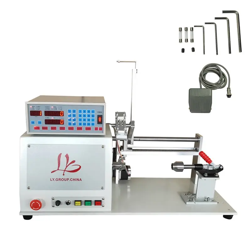 

LY 830 Computer Automatic Coil Winder Winding Dispenser Dispensing Machine for 0.04-1.20mm Wire 220V/110V 400W