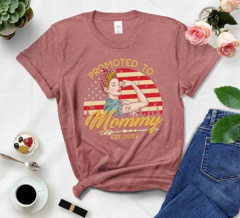 Футболка женская с американским флагом под заказ 2022 |