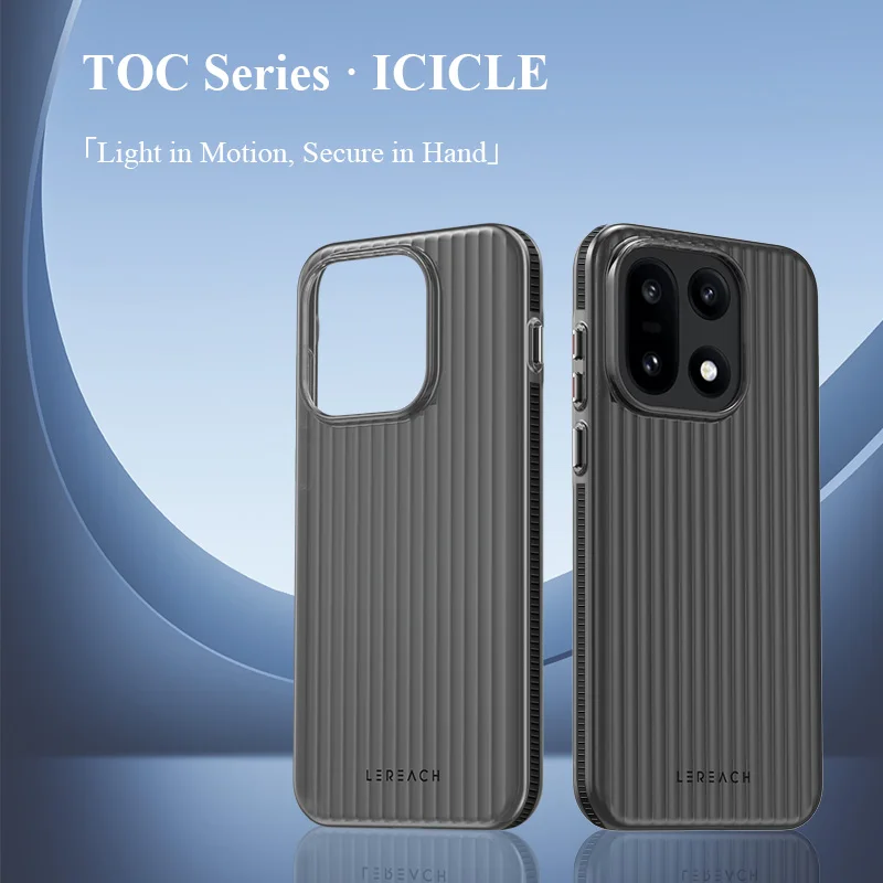 Фото Чехол LR для OnePlus 15 5G TOC ICICLE с матовой 3D-защитой на уровне микрон и противоскользящими боковыми захватами №3