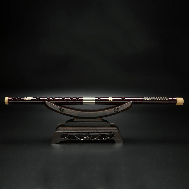 

1PC Chinese Traditional 8 Hole Bamboo Flute Vertical Flute Clarinet Student Musical Instrument Wood Color