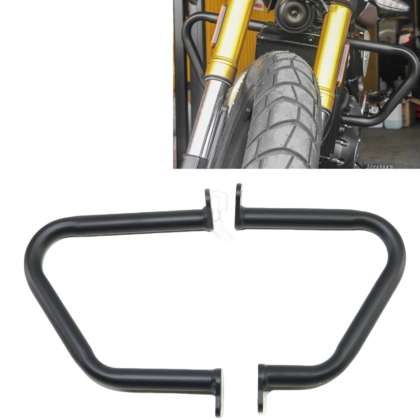 Передняя защита мотоцикла кронштейн бампера для Triumph Scrambler 400X Speed 400 2024-2025