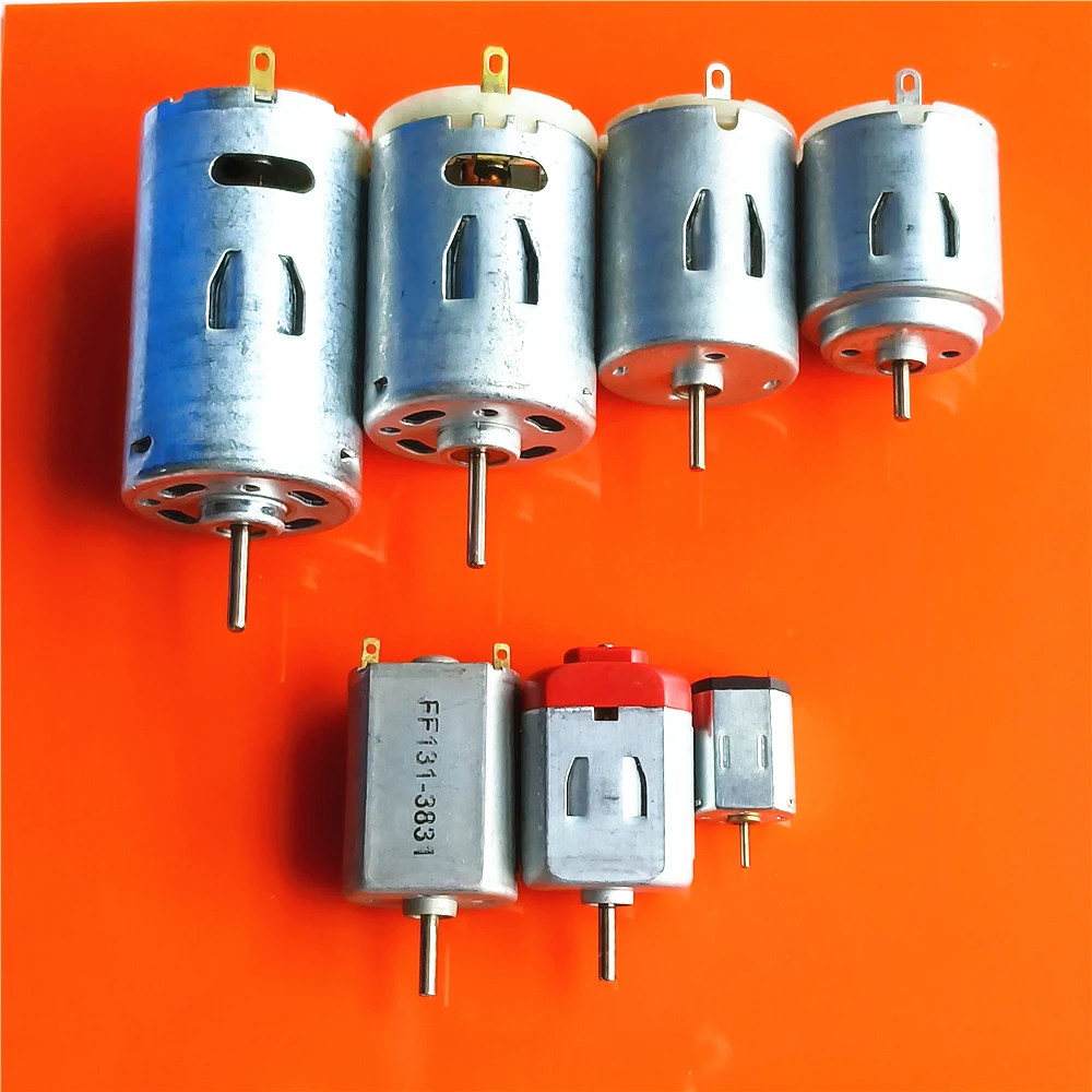 2 шт./партия 7 видов двигателей постоянного тока Микро Мини 130 390 R260 R280 N20 щетка DIY модель игрушечного вентилятора Tand вертолета лодки запчасти Прямая поставка