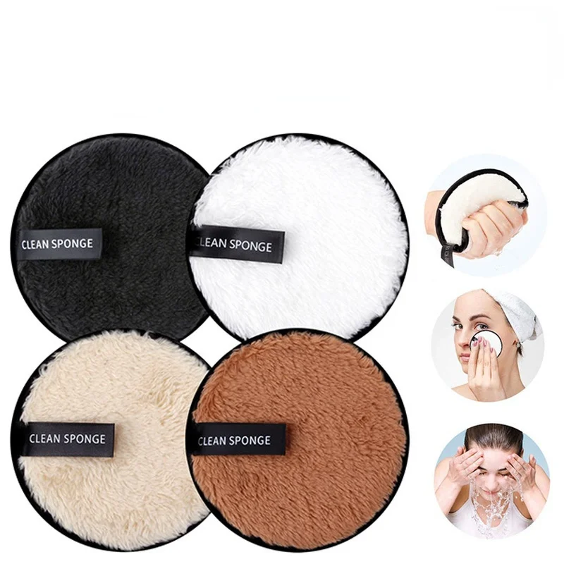 

1pcs Makeup Remover Pads Cosmetics Reusable Face Towel Make-up Wipes Cloth Washable Cotton Pads Skin Care Cleansing Puff Tool