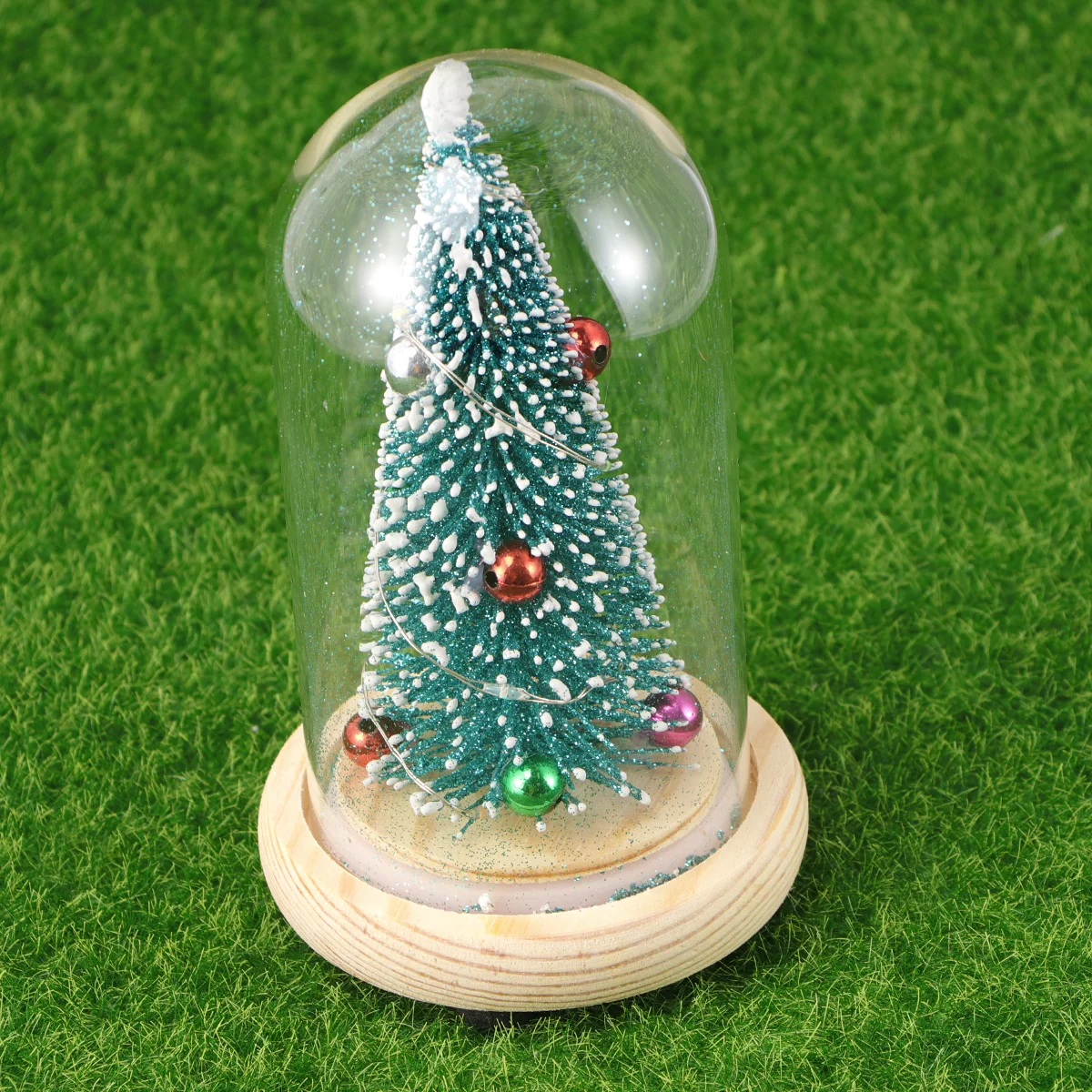 

1PC Base Night Christmas Tree Microlandschaft Table Lamp for Party