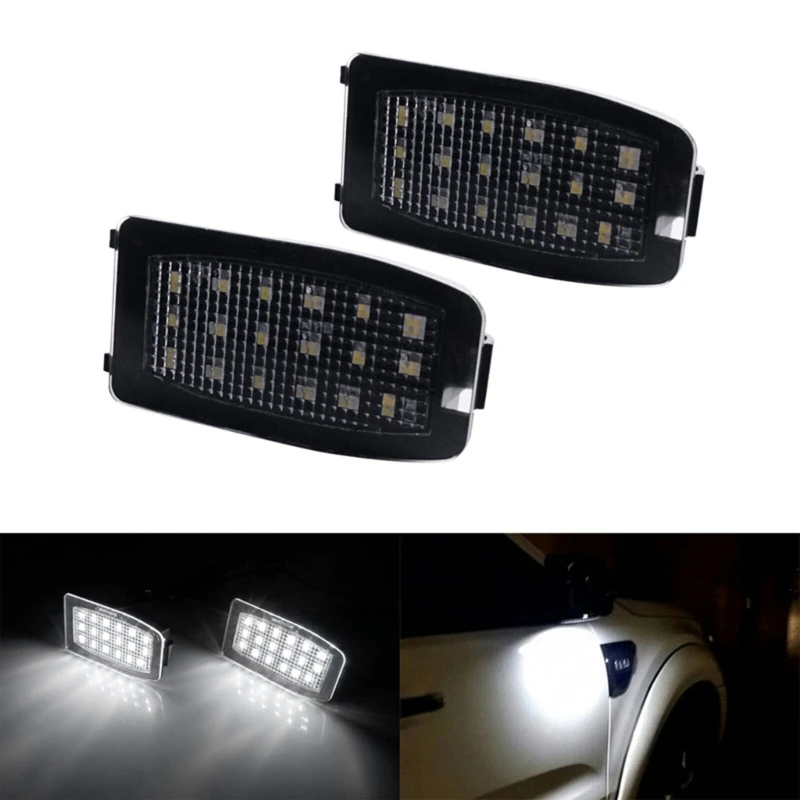 Q39F 1 пара динамических светодиодных боковых зеркал лужа индикатор указателя