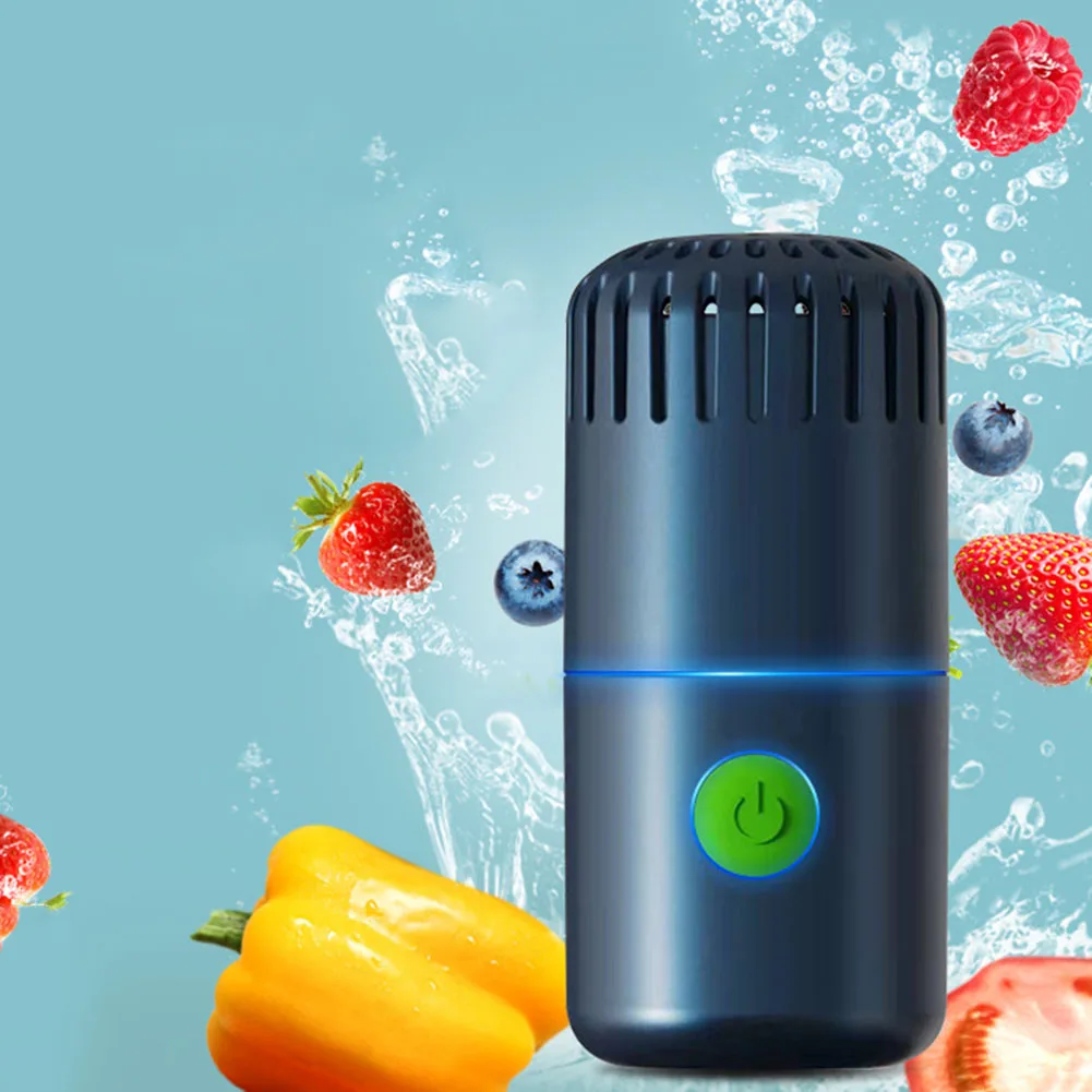 

Capsule Shape Fruit Vegetable Washing Machine USB Protable Wireless Fruit Food Purifier Household Pesticide Disinfection Machin