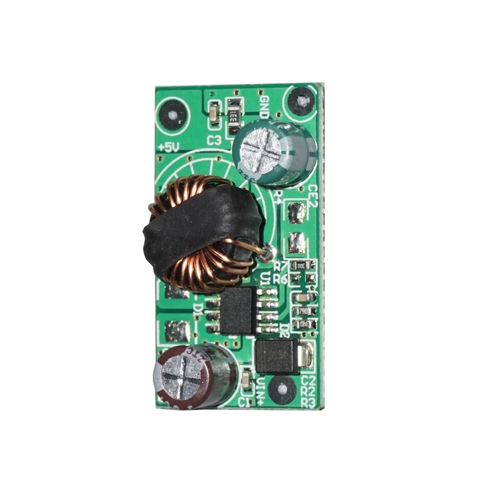 

DC 8-30V to 5V Step Down Power Supply Module DC-DC 2.4A Buck Power Supply Board HX1314G Chip Synchronous Rectification Module