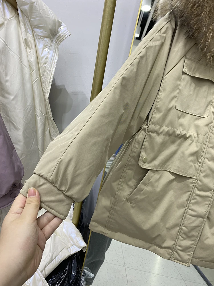 Women Long Down Jacket New Casual Style White Duck Hooded Down Jackets Autumn Winter Warm Coats And Parkas Female Outwear