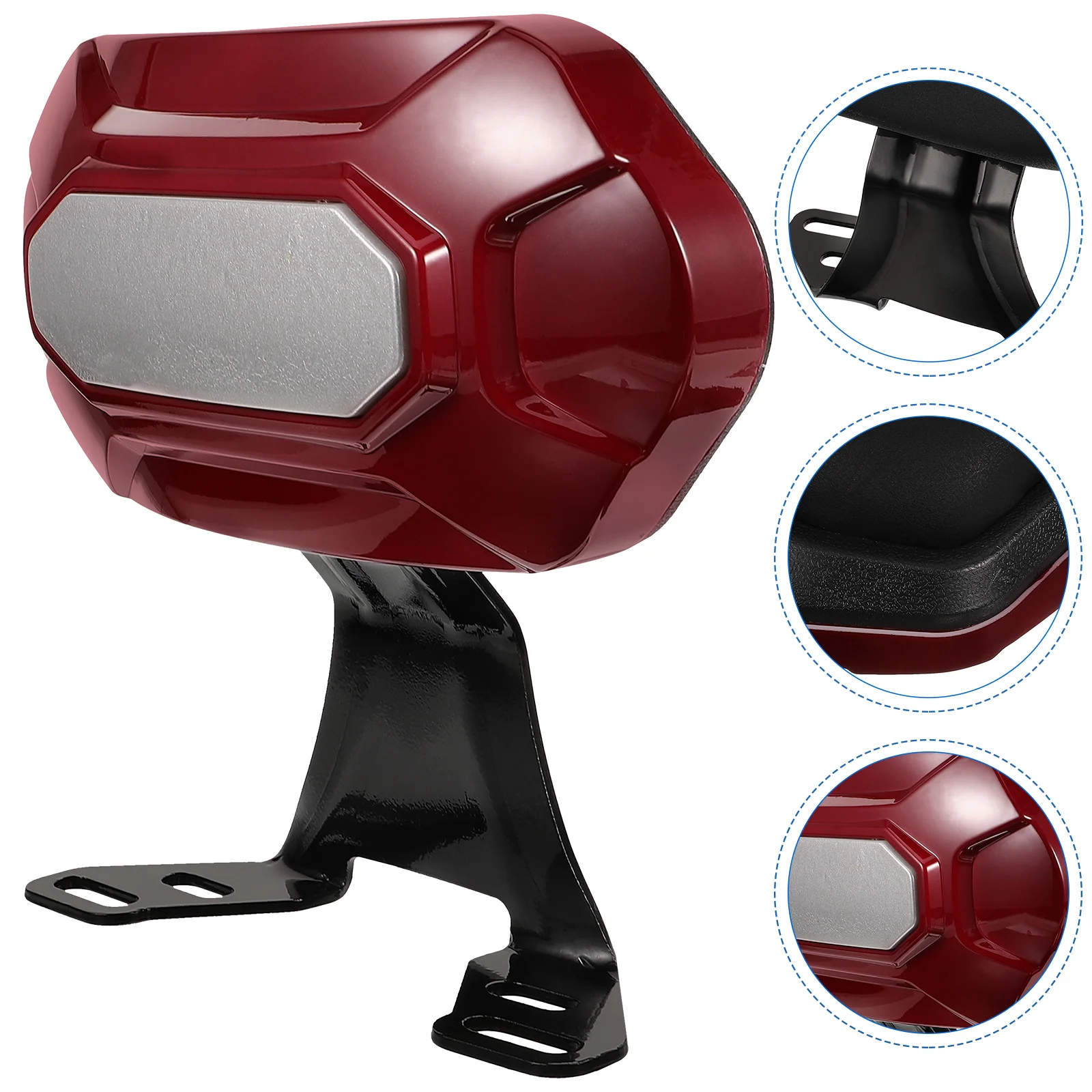 

Passenger Seat Back Pad Motorbike Accessories Motorcycle Backseat Cushion Backrest