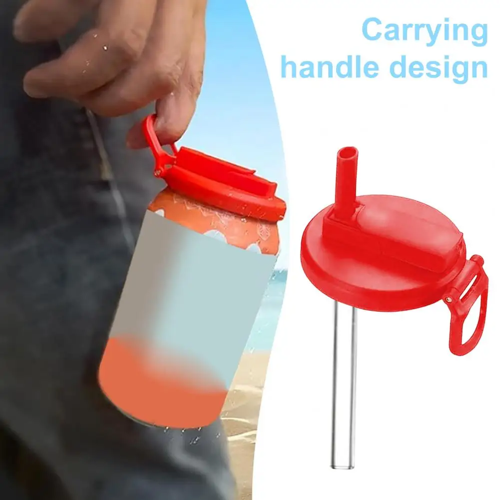 Уплотнение для напитков многоразовые крышки соды без BPA с соломинками маркера