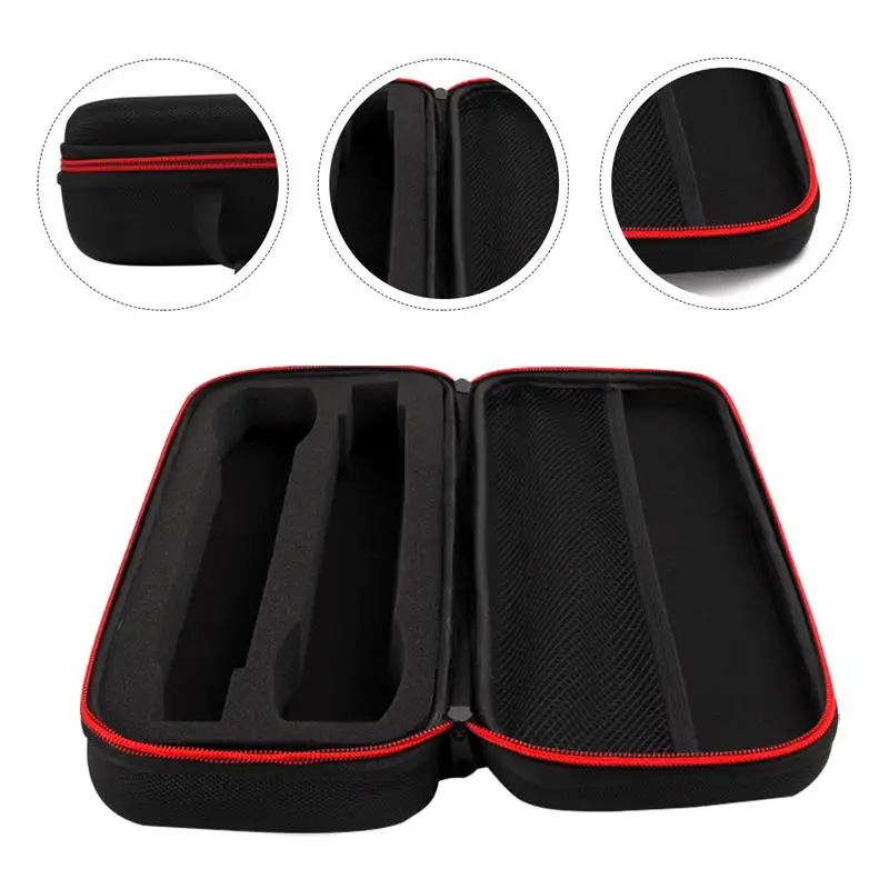 

Microphone Case Storage Mic Carrying Box Hard Wireless Eva Zipper Pouch Shockproof Protective Handheld Dual Waterproof Travel