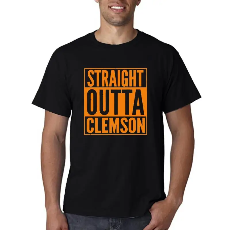 

Straight Outta Clemson Cool T Shirt Latest Top Tee Tee Shirt Designer Novelty Funky Men Fashions