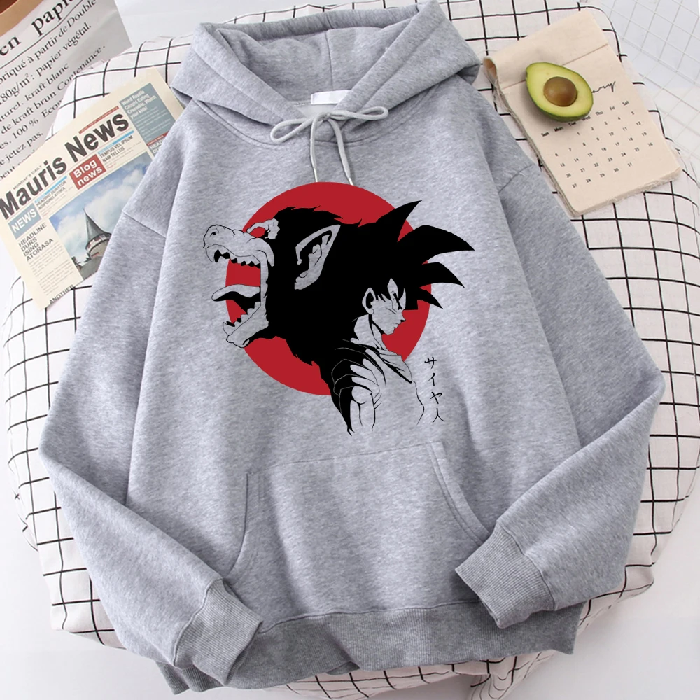 

Autumn Spring Hoodies Men's Dragon-Balls Manga Streetwear Casual Fleece Hoodie Saiyan Cartoon Anime Pullover Sweatshirts Unisex