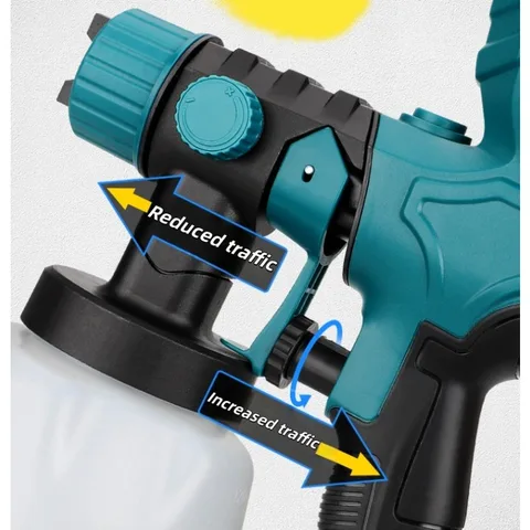 Беспроводной пистолет-распылитель 200 Вт для Makita/Dewalt/Milwaukee/Bosch/Ryobi 18 В