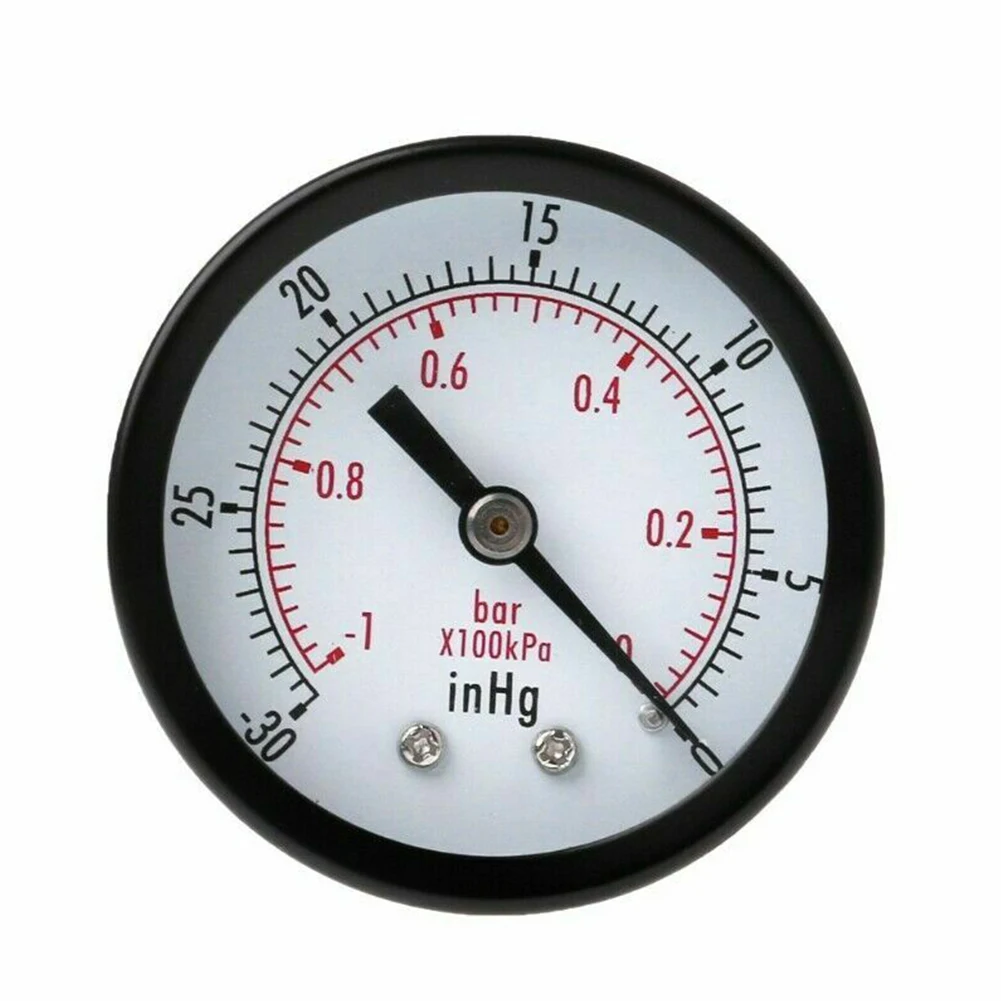

50mm Professional Practical Measuring Pressure Gauge Easy Operate Test Tools Multipurpose Vacuum Home Supplies Double Scale Mini