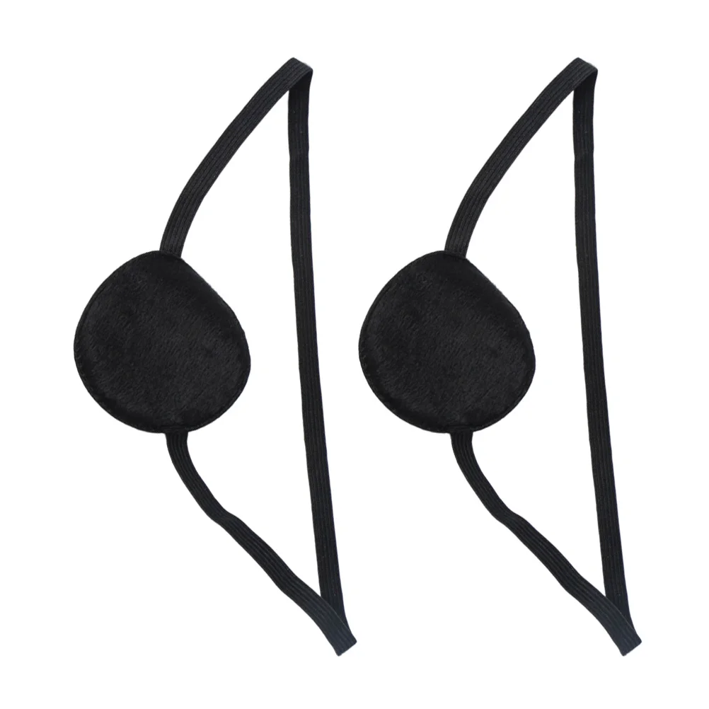 

Eyepatch Lazy Single Pirate Amblyopia Strabismus Cover Kids Glasseyeglass Glasses Correction Elastic Adult Patche Flannelette