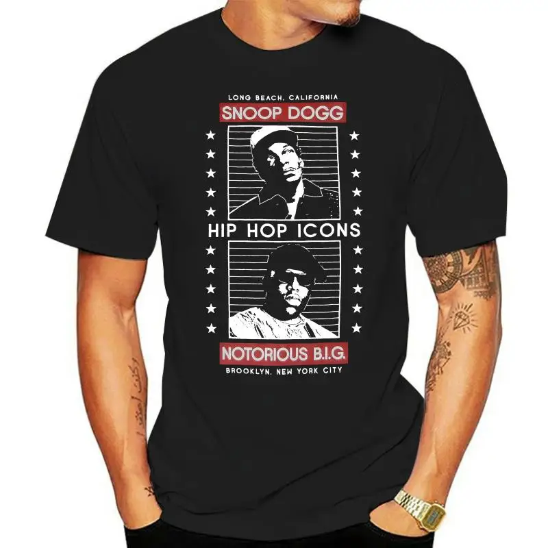 

El NOTOUS B.I.G. Camiseta Hip Hop Icons GANGSTA RAP