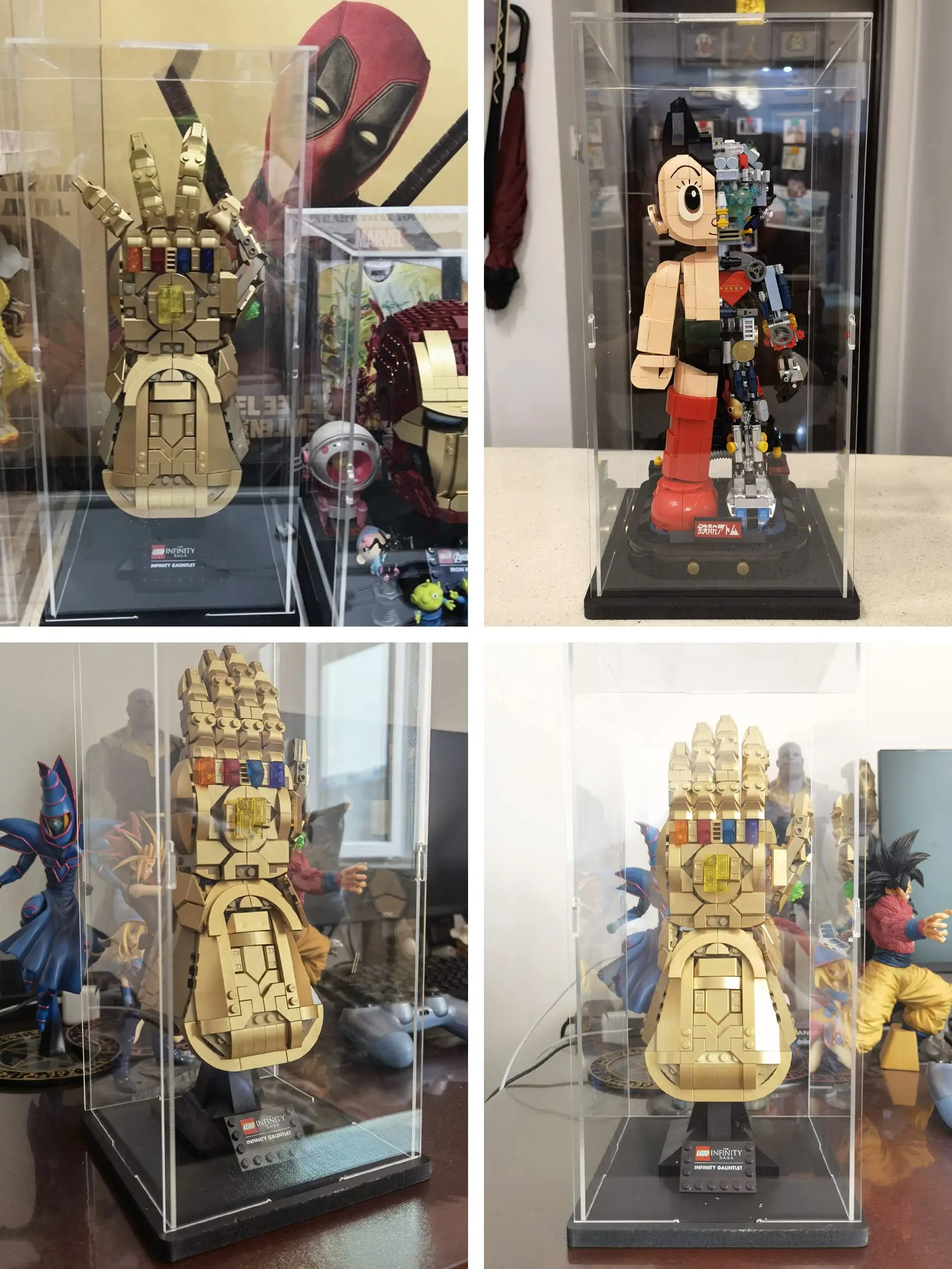 Акриловая самосборка внешний дисплей для Lego Infinity Gauntlet 76191 витрина 76217 76223