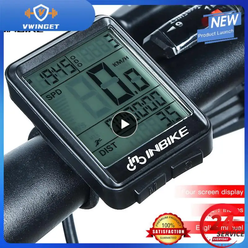 

INBIKE Wireless Bicycle Speedometer Cycling Speed Detector Codemeter Waterproof IPX5 Bicycle Computer No GPS Bike Accessories