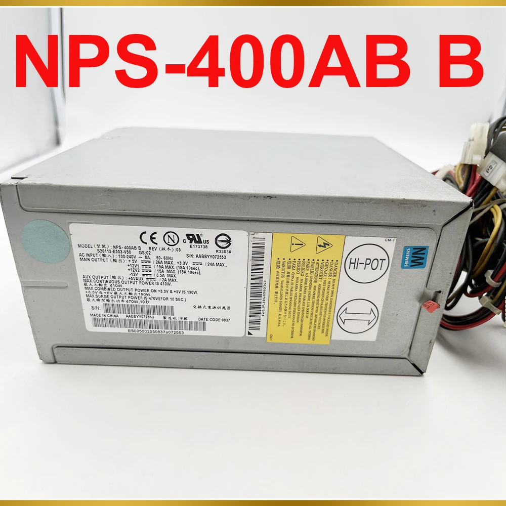 Промышленный Блок питания для Siemens S26113-E503-V50 400W NPS-400AB B
