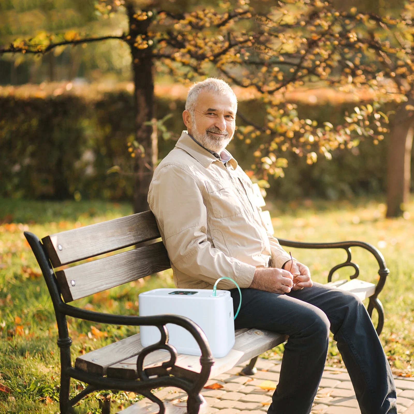 Портативный кислородный концентратор COXTOD 2 5 часов непрерывного