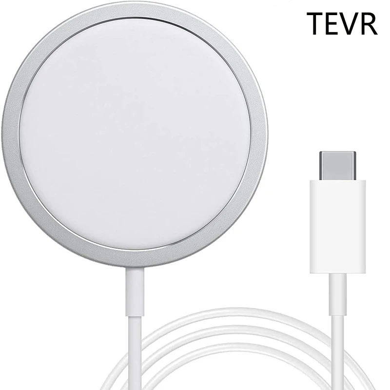 

12W 15W Fast Macsafe Magnetic Wireless Charger Charging Pad for iPhone 12 13 Pro Max Magsafe-charger Induction TEVR