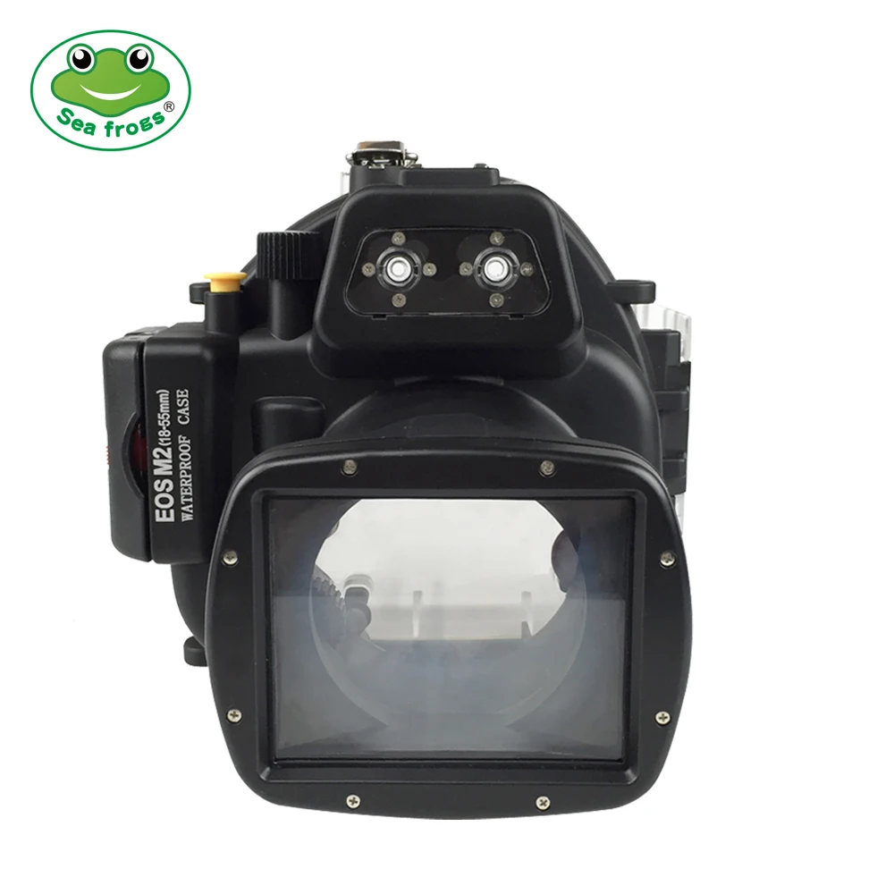 

For Canon EOS M2 Camera Waterproof Housing Case Scuba Diving Underwater 40m Photography Videography Photo Equipment Glasses Free