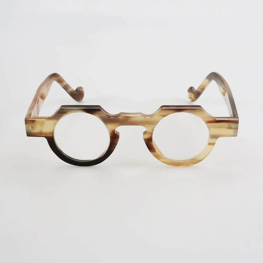 Очки для чтения в японском стиле полигональные круглые очки ручной работы форме