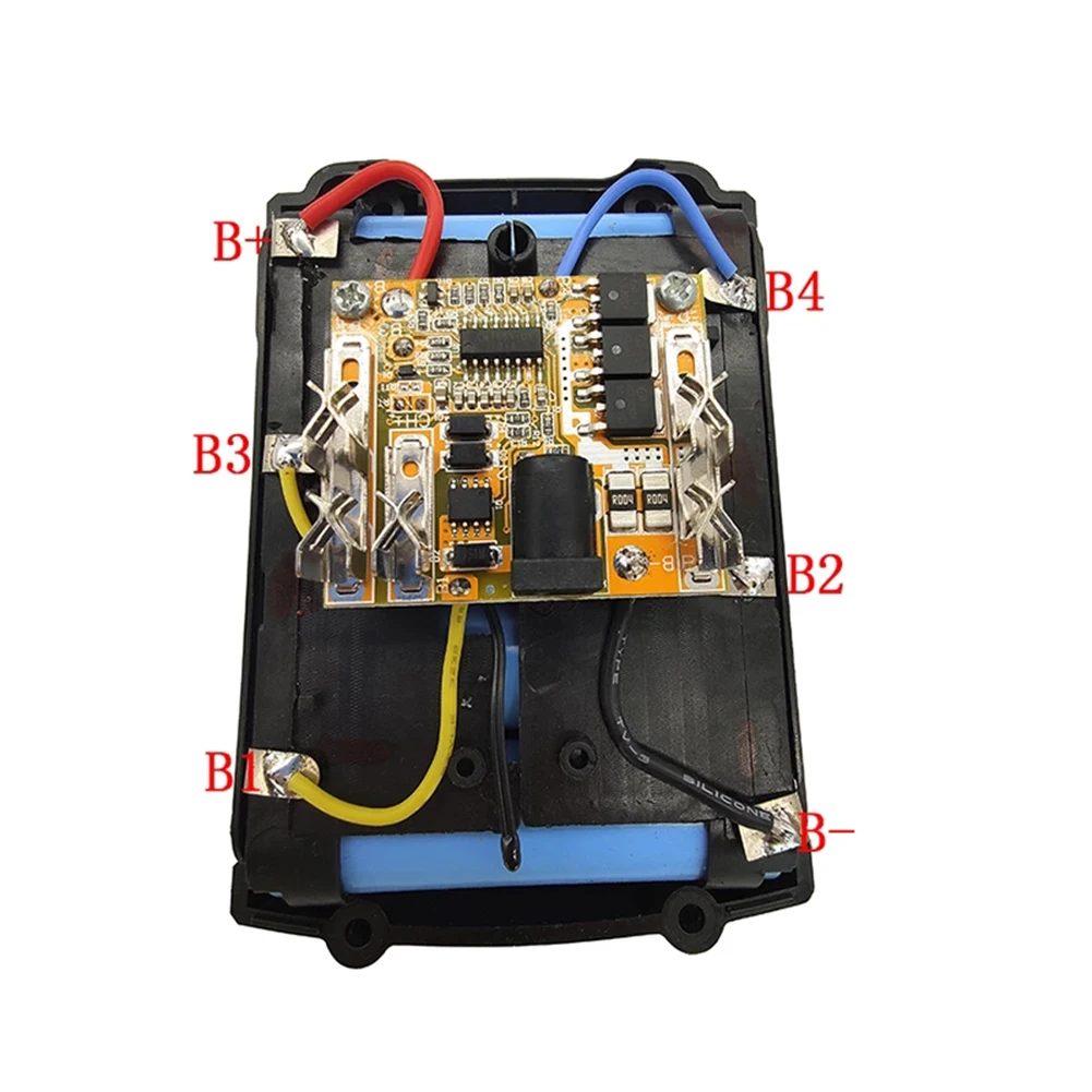 

1pcs Lithium Battery Charging Protection Board 18650 5S 18V 21V 20A BMS Module Circuit Protect Board 46*40mm For Power Tools