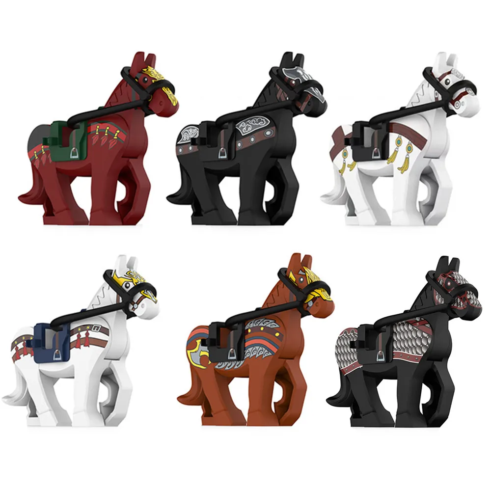 2022 г. креативный город средневековая Военная романтика модель военной лошади