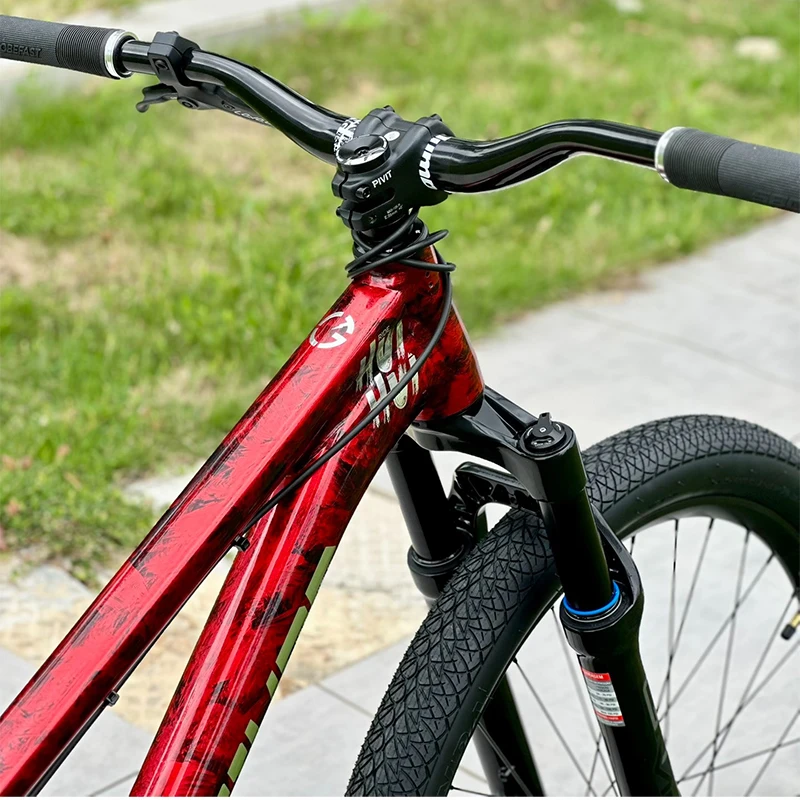 Фото Велосипед Good Times Pro huihui Co-branded Red Single Speed для дёрт-джампинга и соревнований по бездорожью, 26 дюймов №2