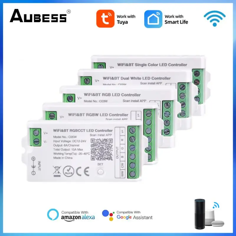 

Смарт-переключатель Tuya с Wi-Fi, дистанционным управлением через приложение