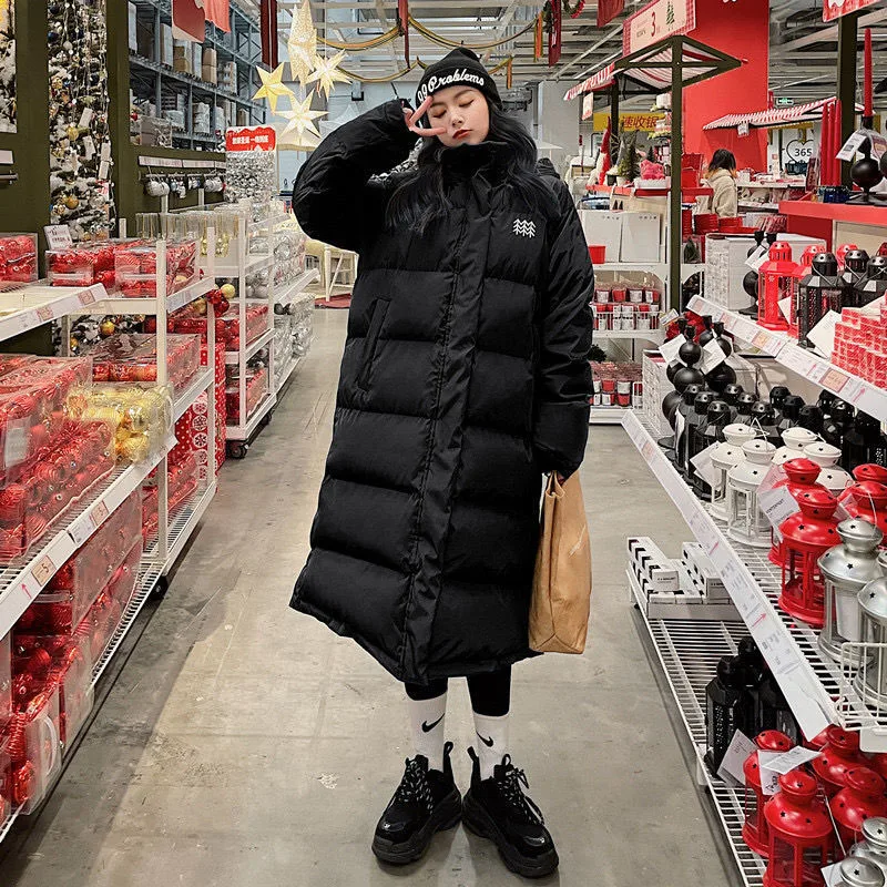 Женское зимнее пальто элегантный женский пуховик новинка 2022 модная теплая