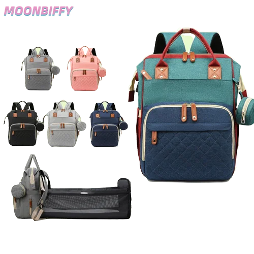 

Рюкзак для подгузников для детских подгузников, с карманами, большая емкость