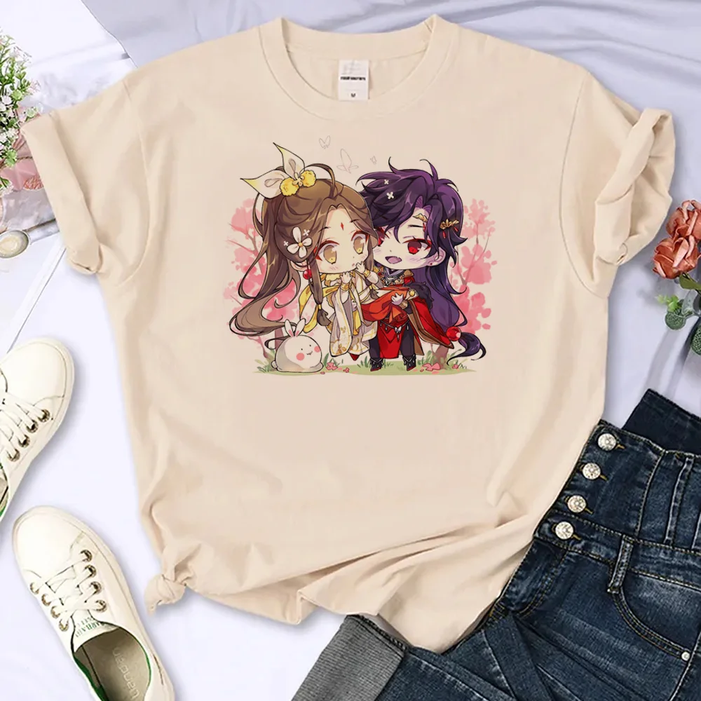 

Женская комиксная футболка Tian Guan Ci Fu TGCF